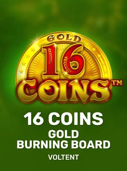 16 Coins Gold Burning Board game tile